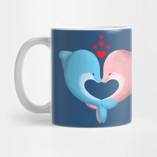 Dolphin Love Knot Mug